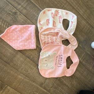 Baby girl bibs